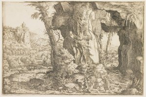 Balaam en de Engel door Hanns Sebald Lautensack